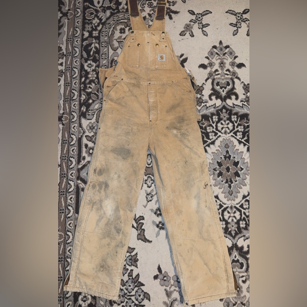 Carhartt Brown Work Overalls
